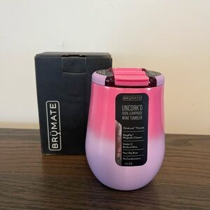NEW Brumate 14oz Cotton Candy Wine Tumbler